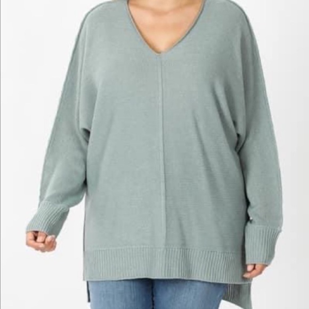 DREAMERS Cotton Blend Soft Powder Blue Sweater‎ Sz S/M